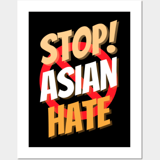 Stop asian hate, Asian live matter, Anti hate Posters and Art